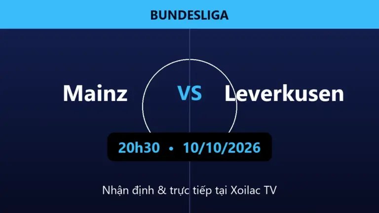 Nhận định Mainz vs Leverkusen 20h30 ngày 10/10/2026