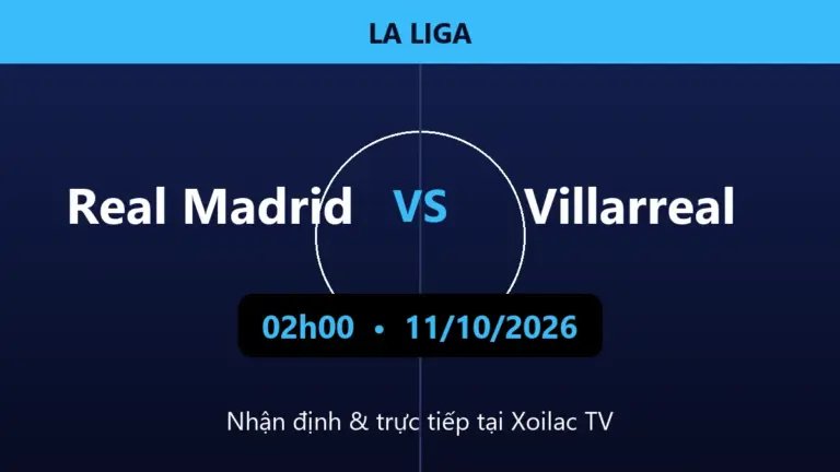 Nhận định Real Madrid vs Villarreal 02h00 ngày 11/10/2026